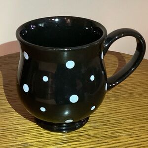 Temp-Tations Black and White Polka Dot Mug